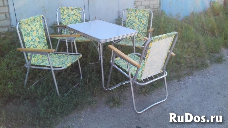 Продаю складной алюминиевый набор мебели фотка