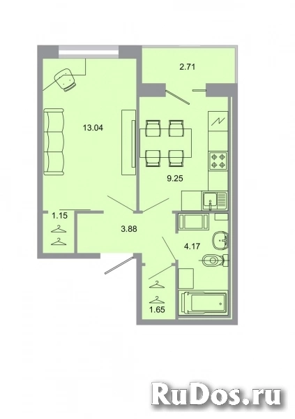 Продам 1 комнатную квартиру 33 м2 фото