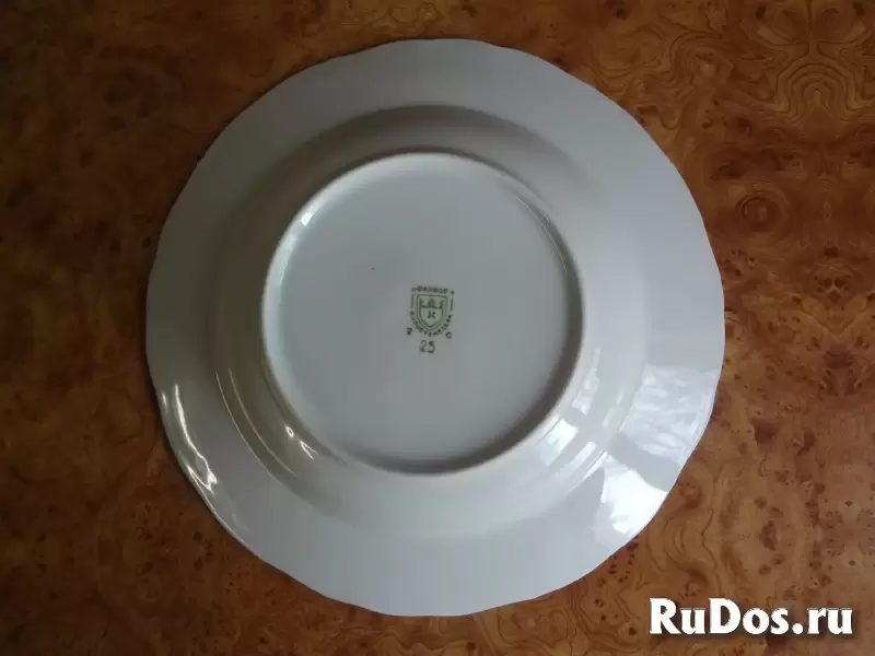Тарелка большая глубокая фарфоровая, Коростень изображение 3