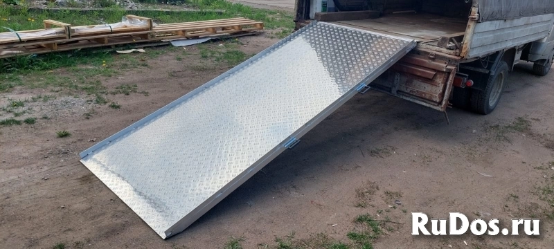 Трап алюминиевый для заезда рохли фото