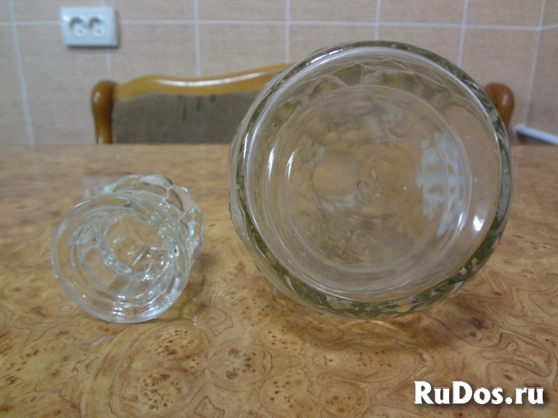 Штоф со стопками Гусь Хрустального завода изображение 6