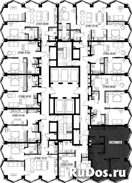 Продам 2 комнатную квартиру 71 м2 изображение 3
