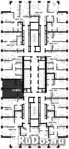Продам 1 комнатную квартиру 40.9 м2 изображение 3