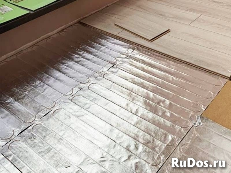 Теплый пол (нагревательный мат) на фольге изображение 3