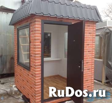 Пост охраны 2,0х2,0х2,5м, новый, утепленный, сайдинг изображение 3