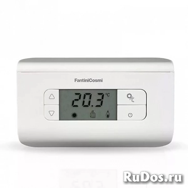 Электронный терморегулятор Fantini Cosmi с выносным датчиком и питанием от батареек фото