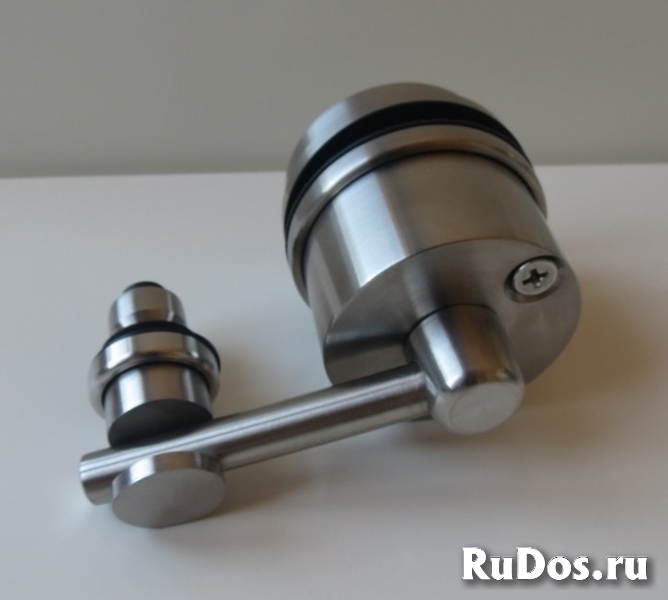 Нержавеющая фурнитура для сантехкабин из стекла изображение 4