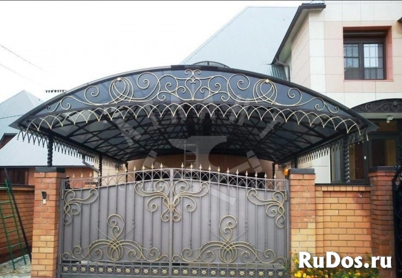 Изготавливаем навесы, козырьки, заборы, ворота изображение 4