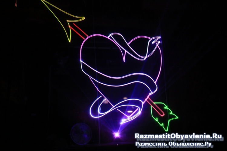 Лазерное шоу на свадьбу, день рождение изображение 3