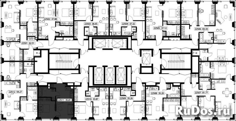 Продам 1 комнатную квартиру 35.81 м2 изображение 3