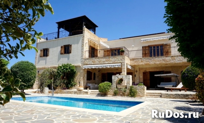 Шикарная 4-спальная энергоэффективная вилла в районе Пафоса-Кипр фото