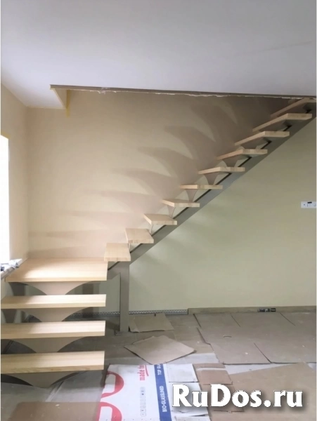 Изготовление лестниц на металлическом каркасе изображение 7