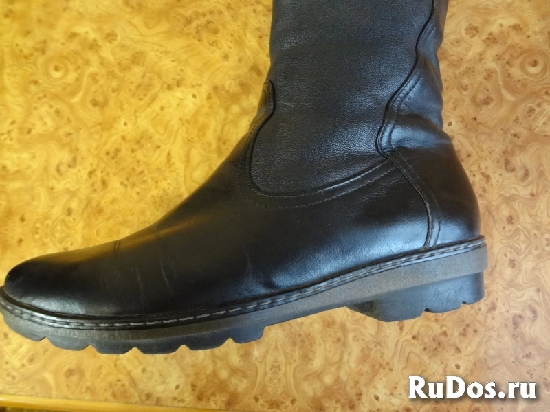 Сапоги зимние кожаные женские изображение 5
