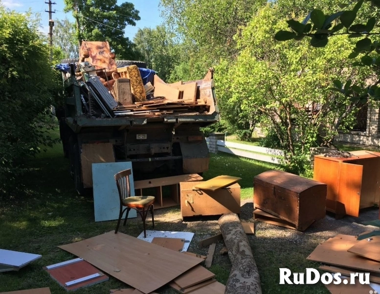 Вывоз мусора, веток, хлама из сада изображение 4