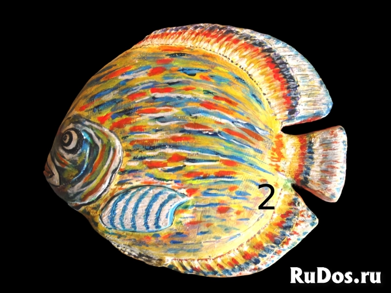 барельеф «Абстрактные рыбки» изображение 10