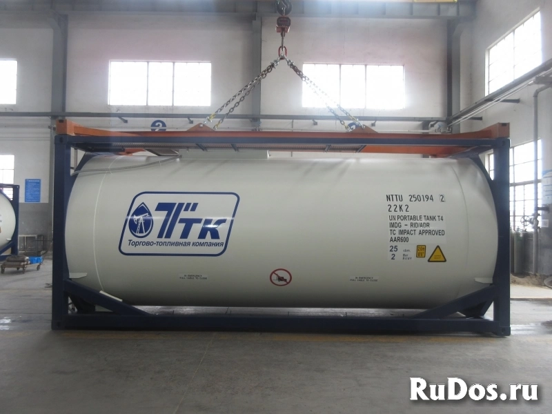 Танк-контейнер объём 25м3 тип Т4, для перевозки наливных грузов, новый изображение 3