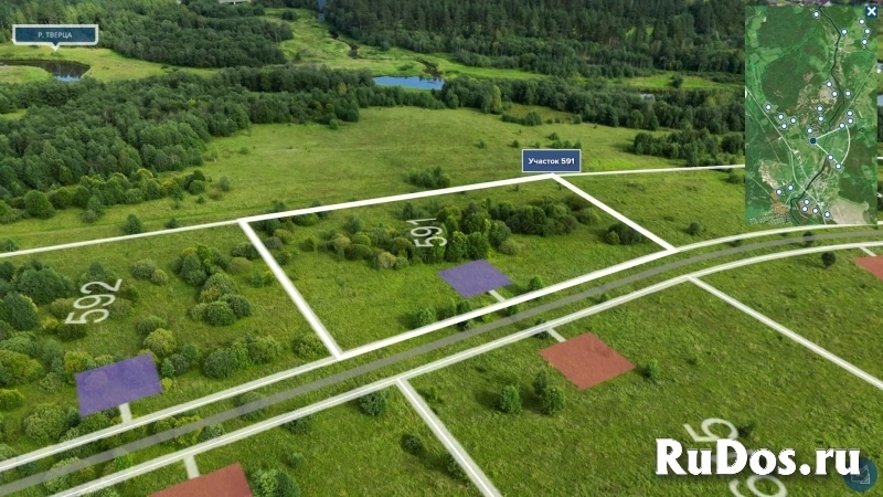 Бартер на смежные участки ИЖС по1-му га, граничит с рекой Тверца. изображение 6