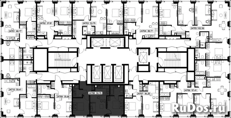 Продам 2 комнатную квартиру 50.7 м2 изображение 3