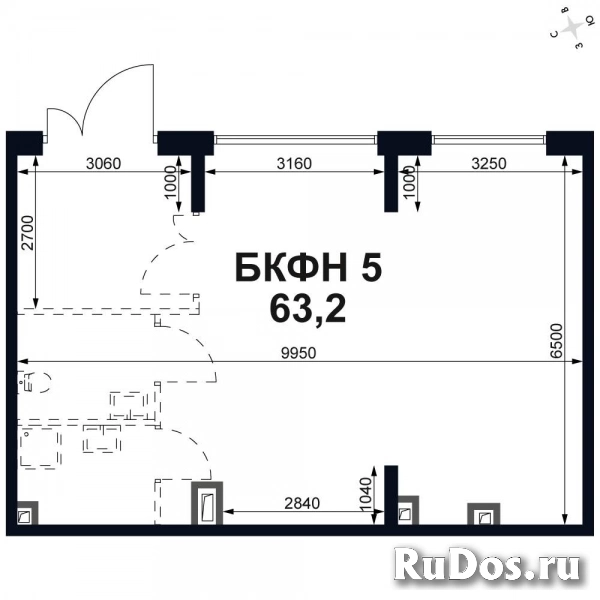 Продам коммерческую недвижимость 63.2 м2 изображение 3