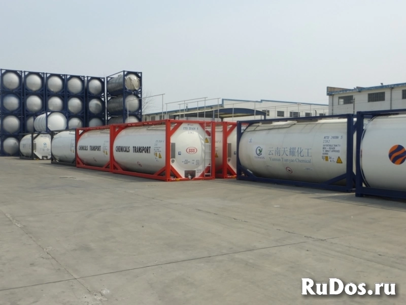 Танк-контейнер тип Т11 объём 25м3 для перевозки жидких пищевых продуктов, новый. изображение 10