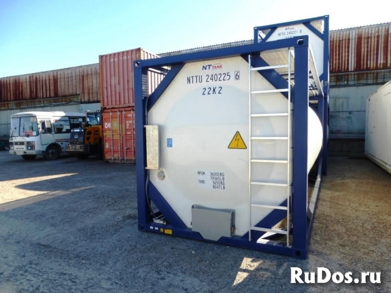 Танк-контейнер тип Т11 объём 24м3 для перевозки компонентов эмульсионных взрывчатых веществ, новый изображение 8