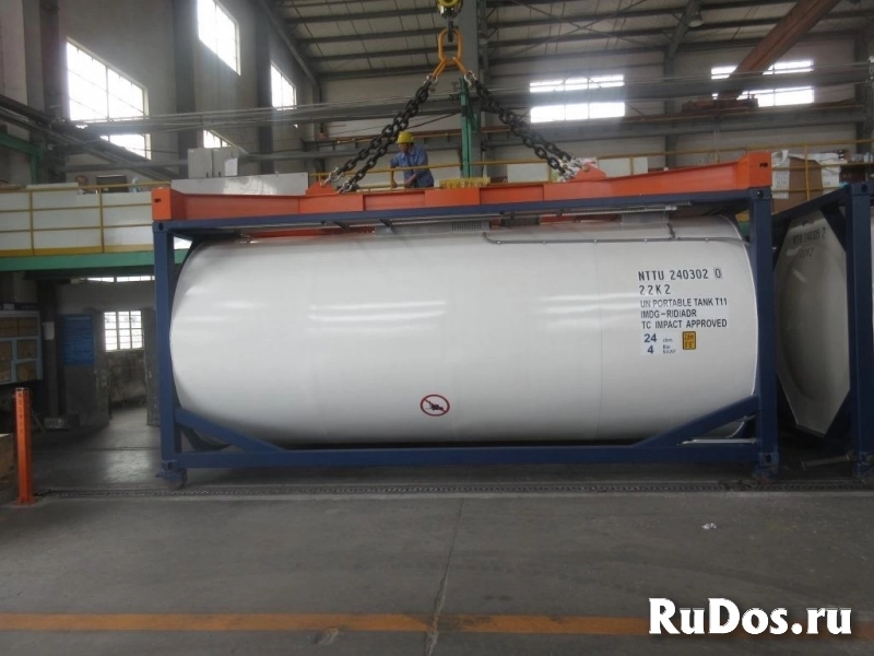 Танк-контейнер тип Т11 объём 24м3 для перевозки солевых растворов, новый. фотка