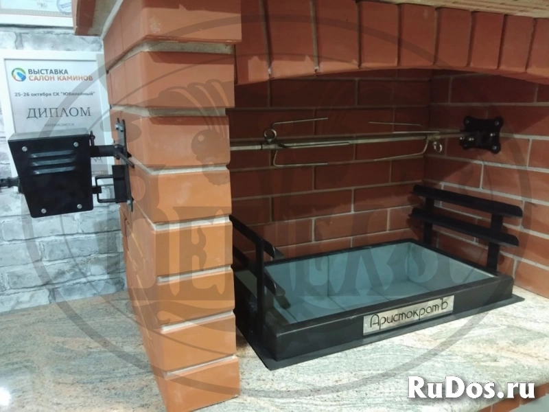 Встраиваемый электро-вертел для кирпичного барбекю изображение 5