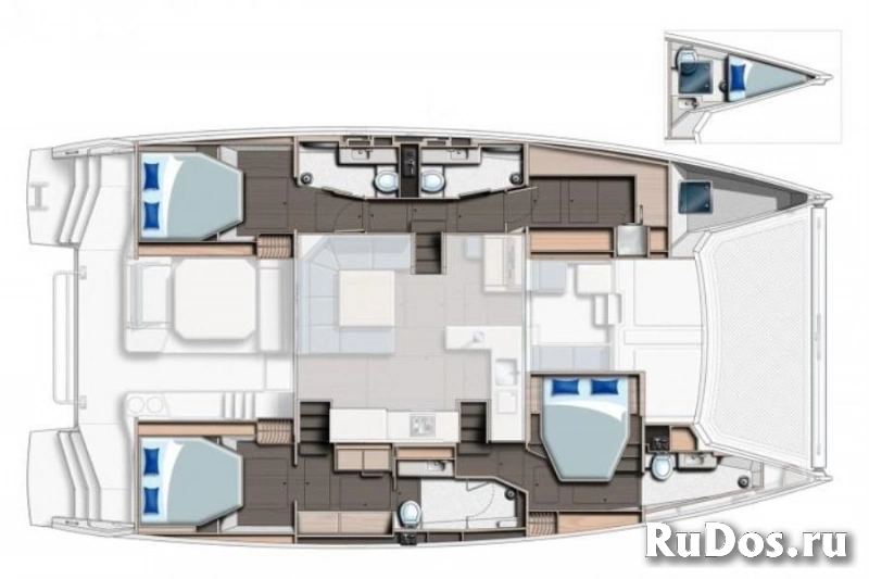 Яхта Катамаран LEOPARD-50L 2025 3 каюты 6 человек изображение 3