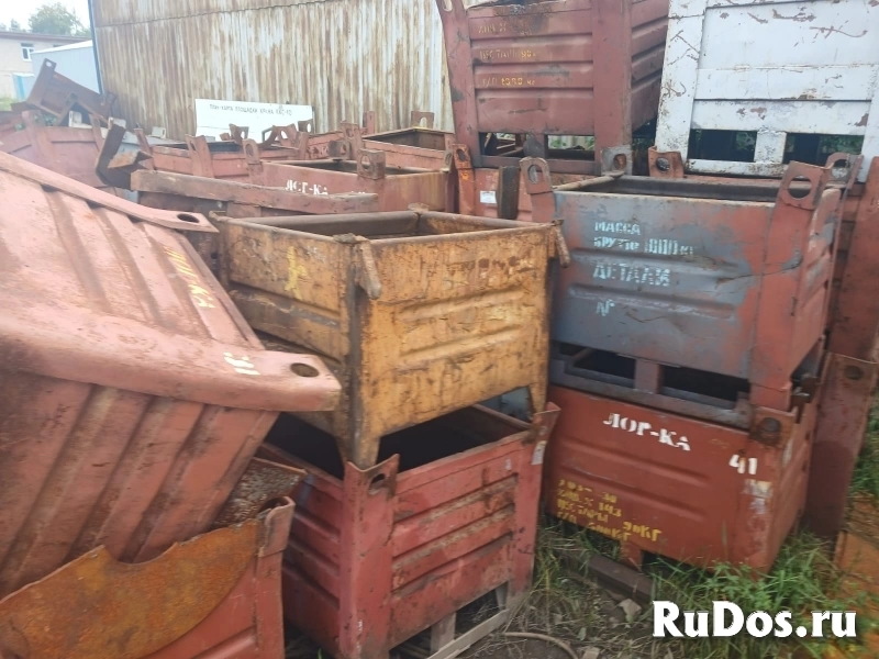 Тара, ящики, мульды, металлические 800х650х600мм фото