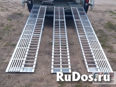 Аппарели алюминиевые для погрузки/выгрузки садовой техники фотка