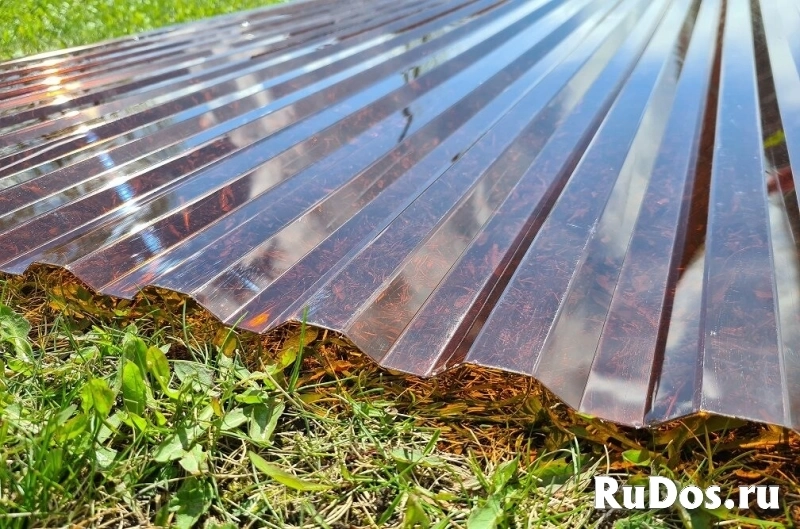 Профилированный монолитный поликарбонат (трапеция) изображение 10