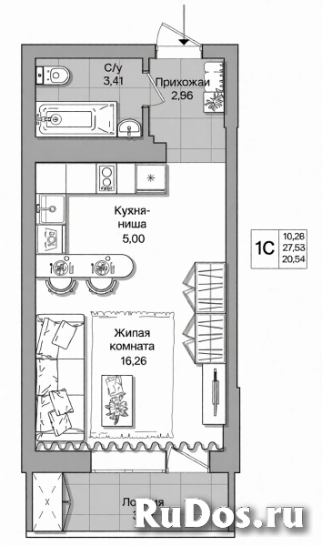 ПРОДАМ КВ.-СТУДИЮ в МОСОБЛАСТИ. Близко к Москве изображение 6