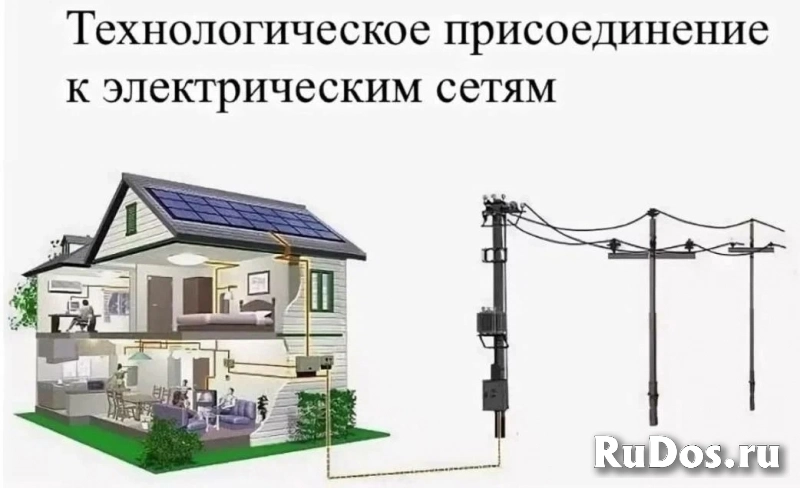 Подключения домов и зданий к электросетям фото