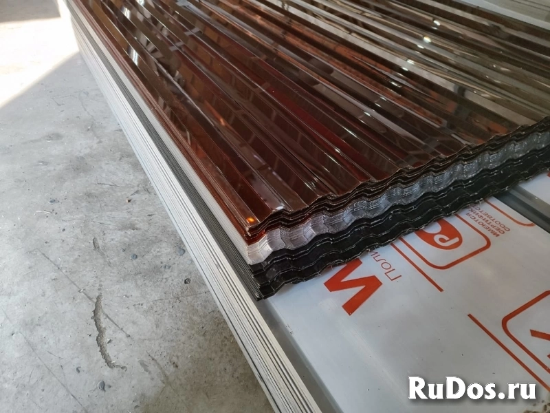 Профилированный монолитный поликарбонат (трапеция) изображение 8