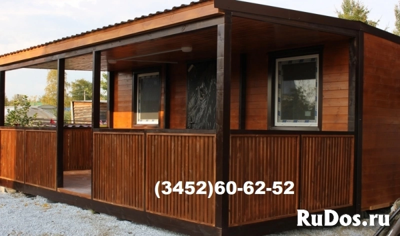 Модульный дачный дом 28 м2 с верандой. изображение 7