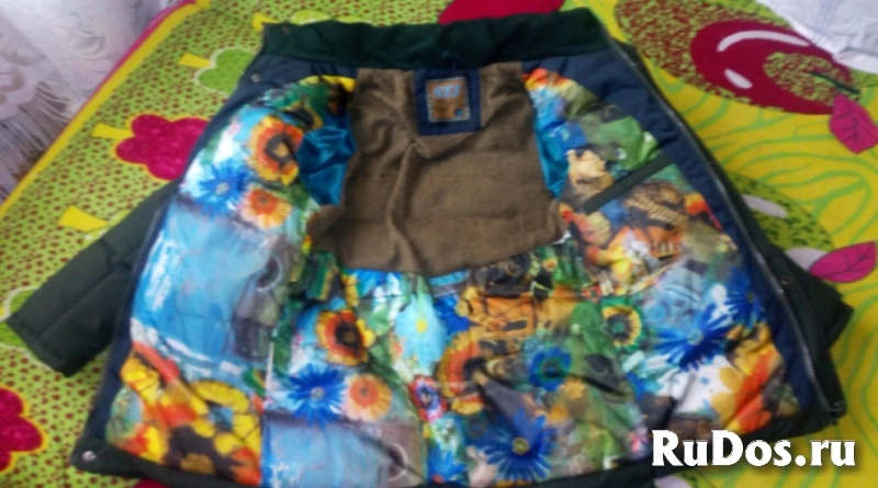 Пуховик детский на мальчика от 8 до 10 лет состояние нового фотка