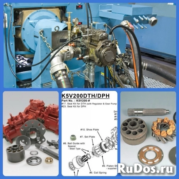 Ремонт гидронасоса volvo. фото