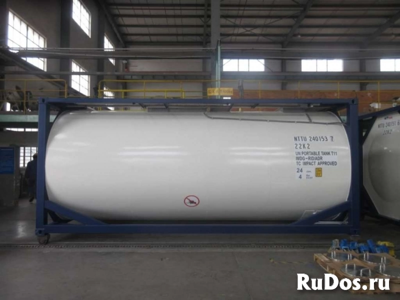 Танк-контейнер тип Т11 объём 24м3 для перевозки щелочных элементов, новый. фотка