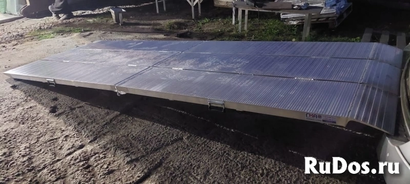 Погрузочные алюминиевые мосты собственного производства фотка