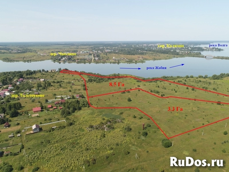 Земельный участок 11,8 Га вблизи дер. Толстоухово Калязинского изображение 3
