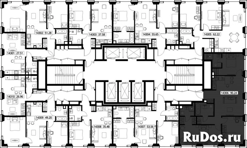 Продам 3 комнатную квартиру 90.24 м2 изображение 3