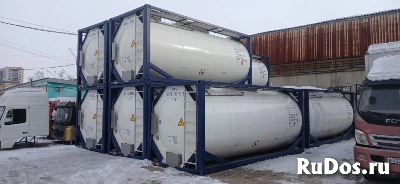 Танк-контейнер тип Т11 объём 24м3 для перевозки щелочных элементов, новый. изображение 8