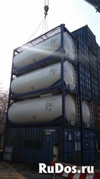 Танк-контейнер тип Т11 объём 24м3 для перевозки нефтехимической продукции, новый. изображение 9