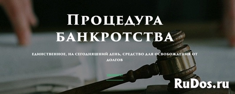 Юрист. Банкротство физических лиц. фото
