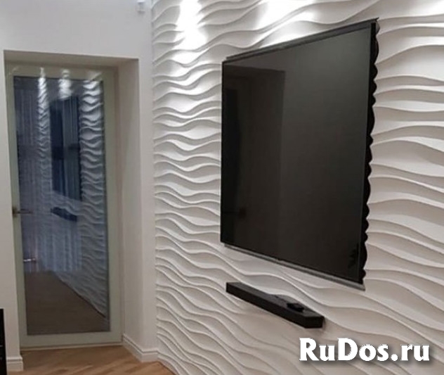 3Д панель Волна двойная острая изображение 3