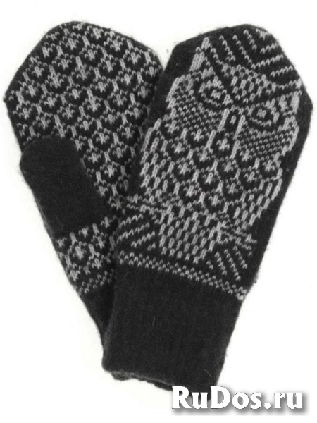 Шерстяные и пуховые варежки от производителя оптом и в розницу фотка