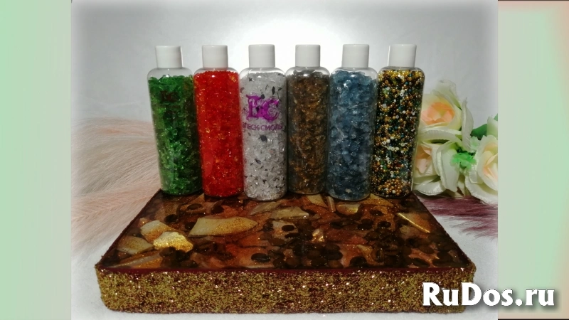 Набор Стеклянной крошки на подиуме "КОФЕЙНЫЙ ОСТРОВ" изображение 3