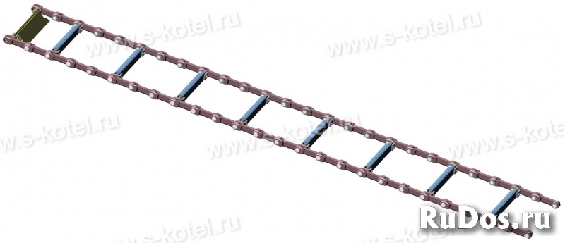 Полотно скребковое питателя сырого угля ПС, ПСУ черт. 3.179.80-0- фото