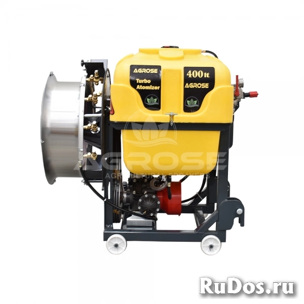 Навесной садовый опрыскиватель с вентилятором 60см-400л изображение 3