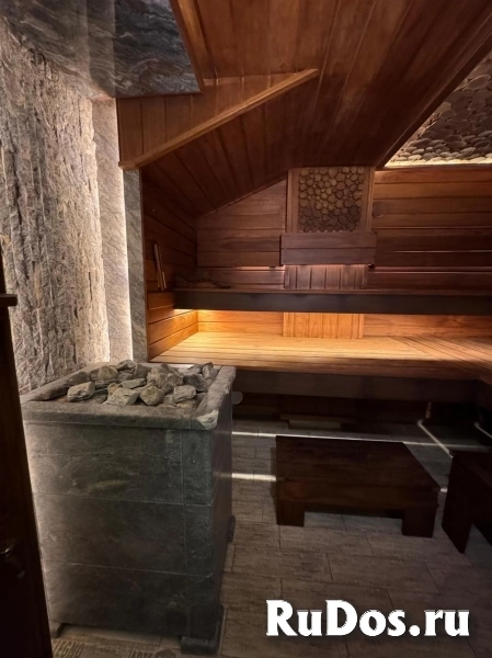 Русская баня с теплым бассейном, беседкой и мангалом в центре Сириуса фотка